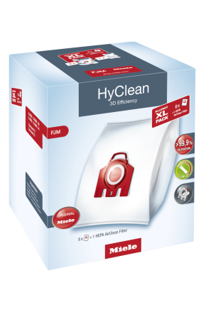 Комплект мешков пылесборников Allergy XL Pack 2 HyClean FJM + фильтр HA 50 Miele купить в Хабаровске | Всегда в наличии! | Артикул 10632910 | Официальный сайт