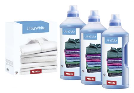 Набор моющих средств для стиральных машин 3хUltraColor + 1хUltraWhite Miele купить в Хабаровске | Всегда в наличии! | Артикул 11347740 | Официальный сайт
