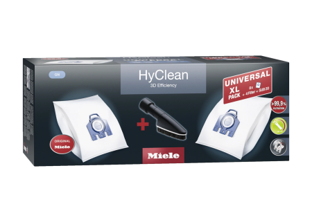Комплект мешков-пылесборников Universal XL pack HyClean 3D GN Miele купить в Хабаровске | Всегда в наличии! | Артикул 11476550 | Официальный сайт