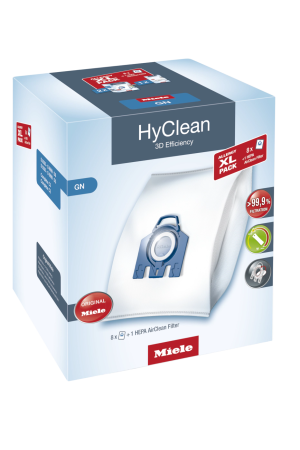Комплект мешков пылесборников Allergy XL Pack 2 HyClean GN + фильтр HA 50 Miele купить в Хабаровске | Всегда в наличии! | Артикул 10632880 | Официальный сайт