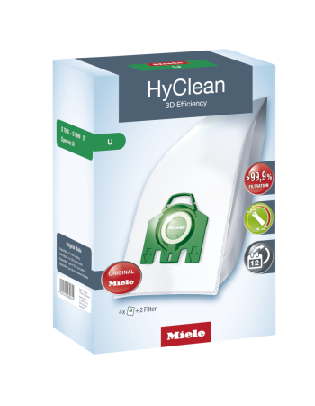 Мешки-пылесборники TYP U HyClean 3D Miele купить в Хабаровске | Всегда в наличии! | Артикул 10123250 | Официальный сайт